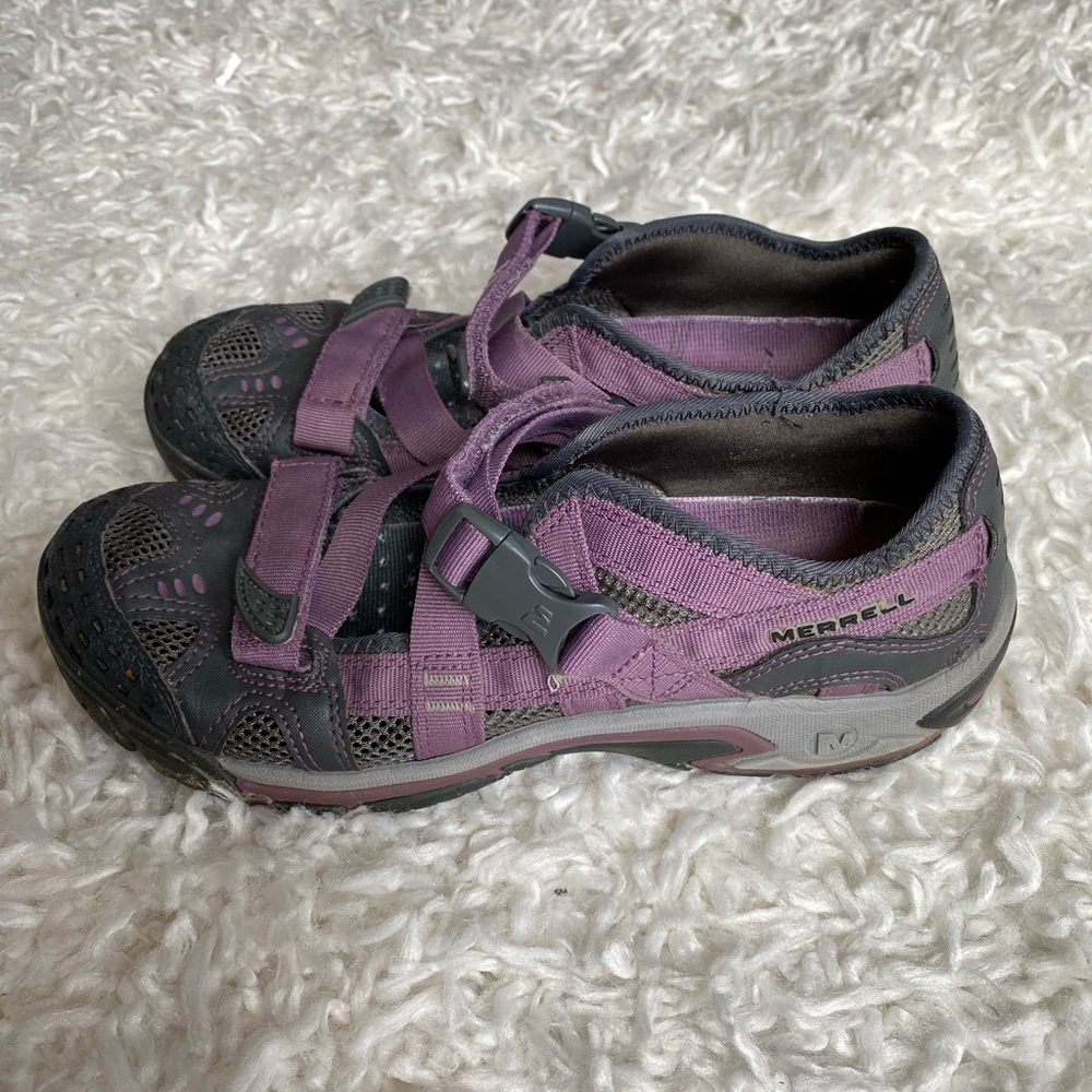 Merrell Purple and Gray Athletic Shoes